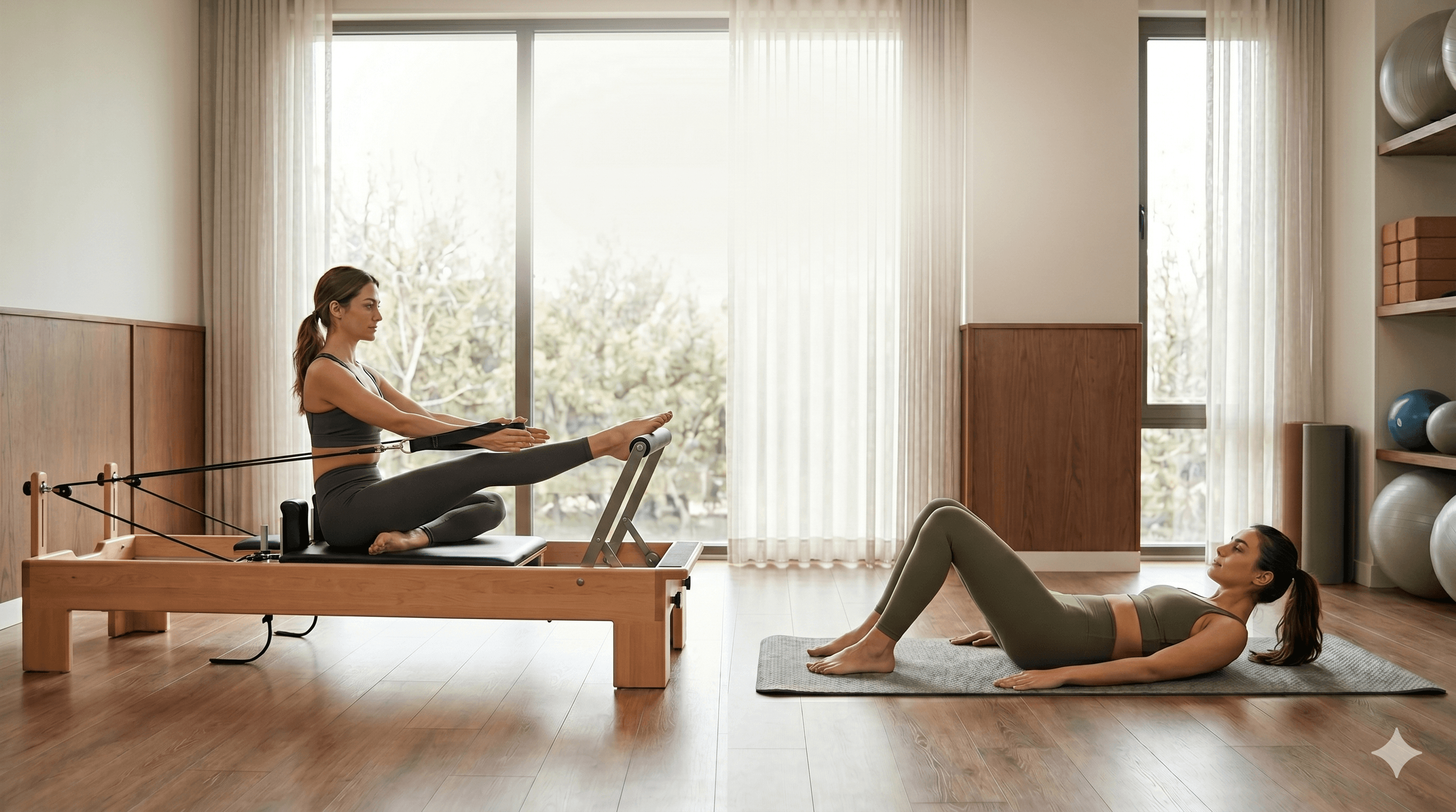 Reformer pilates ve mat pilates karşılaştırması