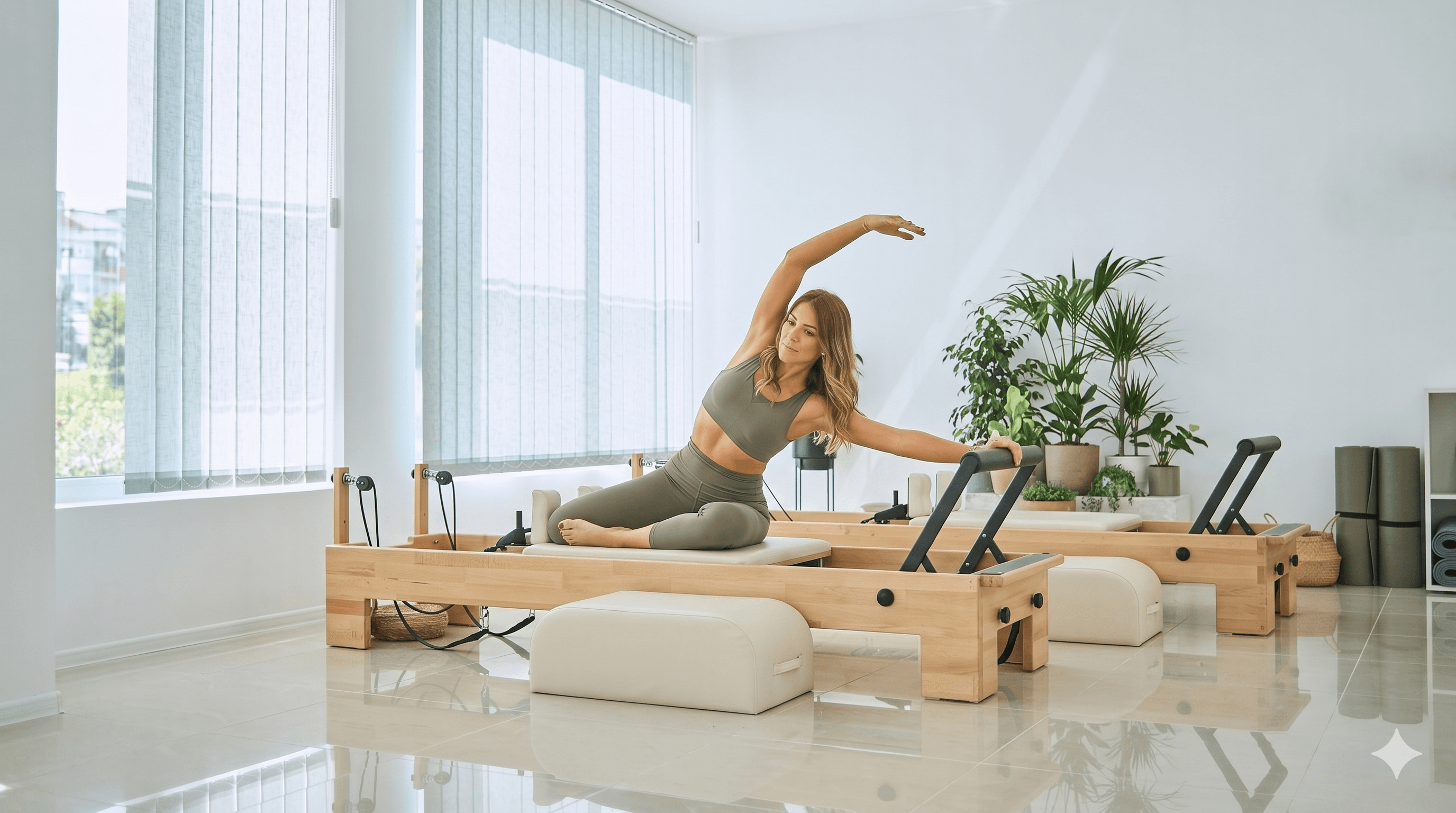 Reformer pilates çalışması