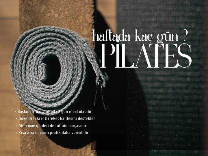 Haftada iki gün pilates rutini