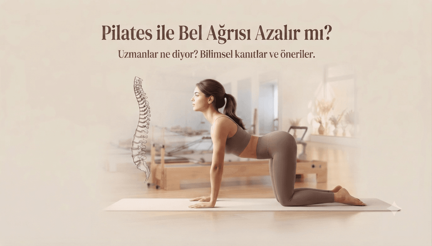 Pilates ile bel bölgesini destekleyen egzersiz